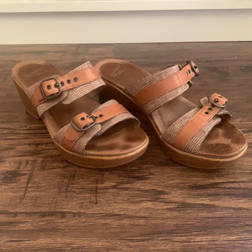 Dansko leather sandals size 37